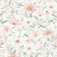 Clara Jean Flower Market Forest Peel + Stick Wallpaper