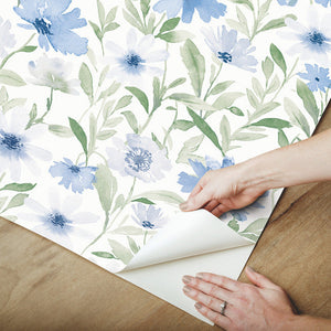 Clara Jean Flower Market Forest Peel + Stick Wallpaper