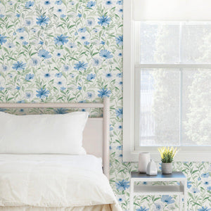 Clara Jean Flower Market Forest Peel + Stick Wallpaper