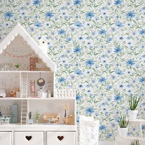 Clara Jean Flower Market Forest Peel + Stick Wallpaper