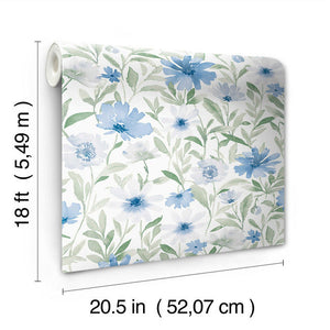 Clara Jean Flower Market Forest Peel + Stick Wallpaper