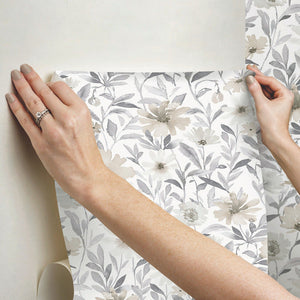 Clara Jean Flower Market Forest Peel + Stick Wallpaper