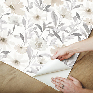 Clara Jean Flower Market Forest Peel + Stick Wallpaper