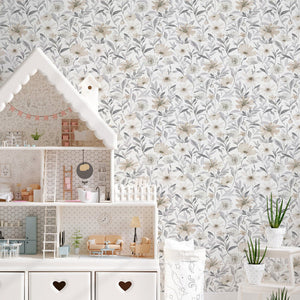 Clara Jean Flower Market Forest Peel + Stick Wallpaper