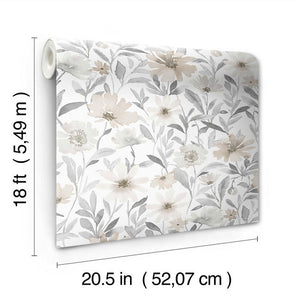 Clara Jean Flower Market Forest Peel + Stick Wallpaper