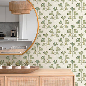 Cat Coquillette Gingko Peel + Stick Wallpaper