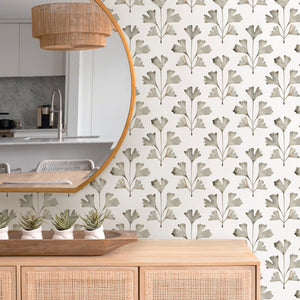 Cat Coquillette Gingko Peel + Stick Wallpaper