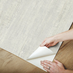 Dimensional Natural Wood Peel + Stick Wallpaper