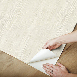 Dimensional Natural Wood Peel + Stick Wallpaper