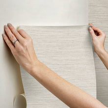 Load image into Gallery viewer, Dimensional Grasscloth Peel + Stick Wallpaper
