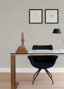 Dimensional Grasscloth Peel + Stick Wallpaper