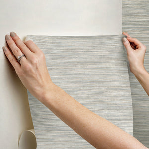 Dimensional Grasscloth Peel + Stick Wallpaper