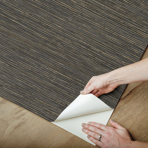 Dimensional Grasscloth Peel + Stick Wallpaper