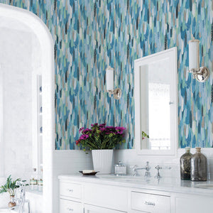 EttaVee Brushstroke Peel + Stick Wallpaper