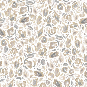 EttaVee Brushstroke Leopard Peel + Stick Wallpaper