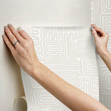 Load image into Gallery viewer, Emily Rayna Pathways Peel + Stick Wallpaper
