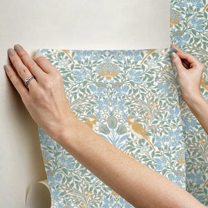 Garden Aviary Peel + Stick Wallpaper