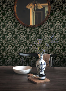 Blooming Damask Peel + Stick Wallpaper