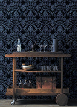 Load image into Gallery viewer, Blooming Damask Peel + Stick Wallpaper
