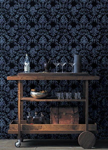 Blooming Damask Peel + Stick Wallpaper