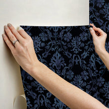 Load image into Gallery viewer, Blooming Damask Peel + Stick Wallpaper
