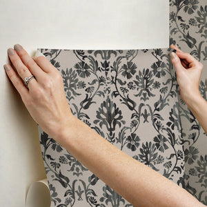 Blooming Damask Peel + Stick Wallpaper