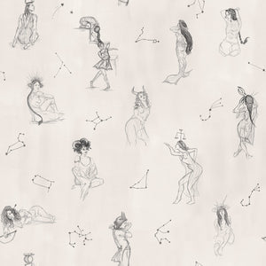 Mr. Kate Luna Zodiac Toile Peel + Stick Wallpaper