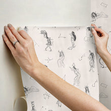 Load image into Gallery viewer, Mr. Kate Luna Zodiac Toile Peel + Stick Wallpaper
