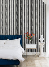 Load image into Gallery viewer, Mr. Kate Winston Watercolor Stripe Peel + Stick Wallpaper
