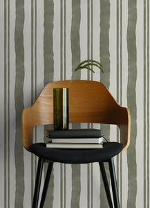 Mr. Kate Winston Watercolor Stripe Peel + Stick Wallpaper