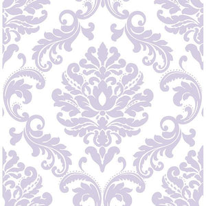 Baby Damask Peel + Stick Wallpaper