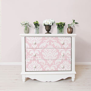 Baby Damask Peel + Stick Wallpaper