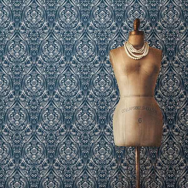 Boho Damask Peel + Stick Wallpaper