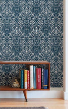 Load image into Gallery viewer, Boho Damask Peel + Stick Wallpaper
