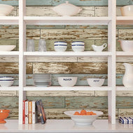 Vintage Wood Peel + Stick Wallpaper