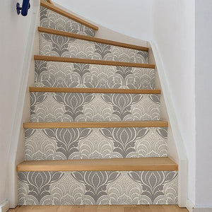 Modern Damask Peel + Stick Wallpaper