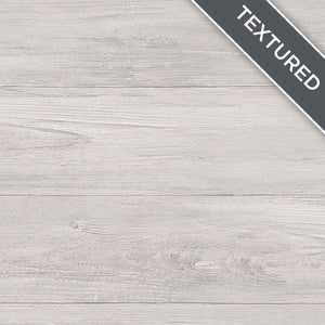 Textured Light Gray Wood Planks Peel + Stick Wallpaper