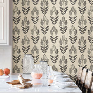 Farmhouse Tulips Peel + Stick Wallpaper