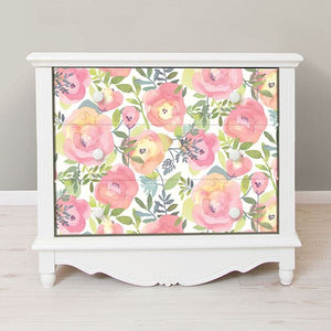 Watercolor Floral Peel + Stick Wallpaper