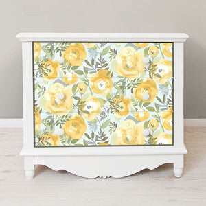 Watercolor Floral Peel + Stick Wallpaper