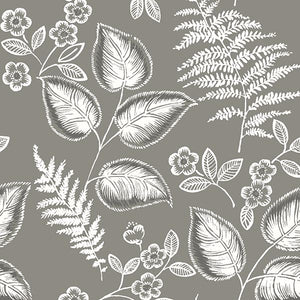 Sketched Foliage Peel + Stick Wallpaper