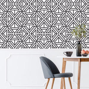 Bold Linear Peel + Stick Wallpaper