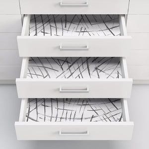 Thin Brushstrokes Peel + Stick Wallpaper