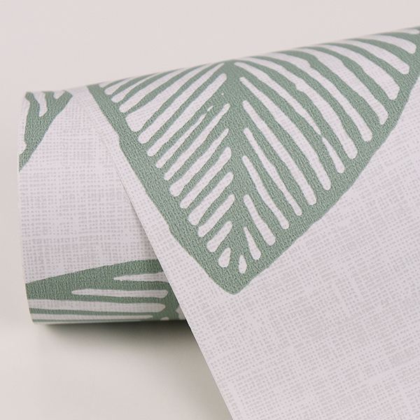 Green Sprig Peel + Stick Wallpaper