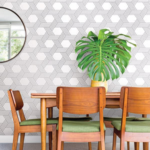 Geometric Fusion Peel + Stick Wallpaper