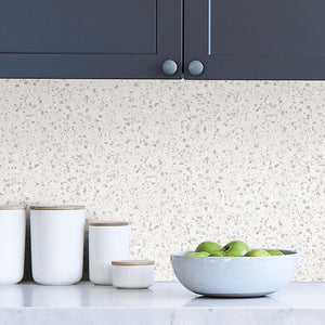 Light Terrazzo Peel + Stick Wallpaper