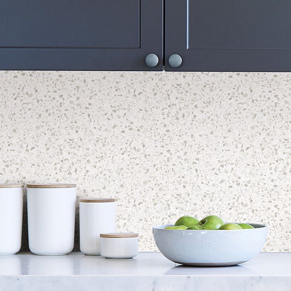 Light Terrazzo Peel + Stick Wallpaper