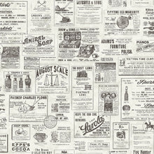 Load image into Gallery viewer, Vintage Newspaper Peel + Stick Wallpaper
