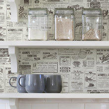 Load image into Gallery viewer, Vintage Newspaper Peel + Stick Wallpaper
