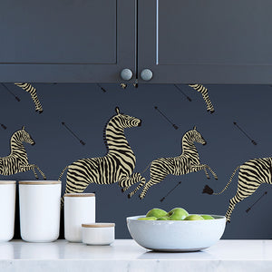 Scalamandré Zebra Safari Peel + Stick Wallpaper